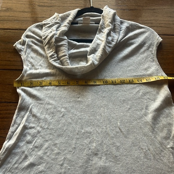 Bryn Walker Asymmetrical Linen Cowl Neck Knitted Dress - Picture 6 of 7